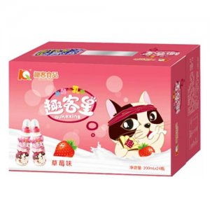 趣客星發(fā)酵小乳酸草莓味200mlX24