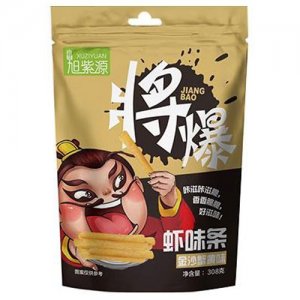 旭紫源蝦味條金沙蟹黃味膨化食品招商