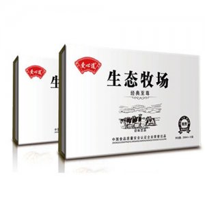 生態牧場奶味飲品白色木盒250mlx12