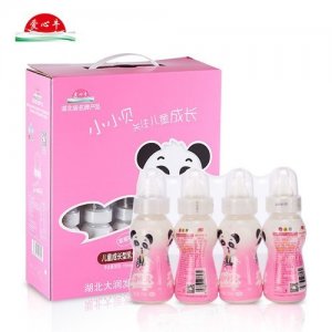 愛心牛小小貝成長型乳飲品-草莓