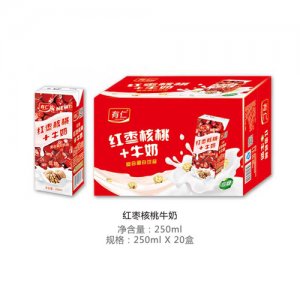 領舞紅棗核桃牛奶
