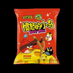 趙戶全莊憤怒的小鳥膨化食品紅