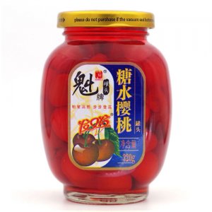魁牌糖水櫻桃罐頭320g