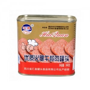 盤典優質火腿午餐罐頭340g