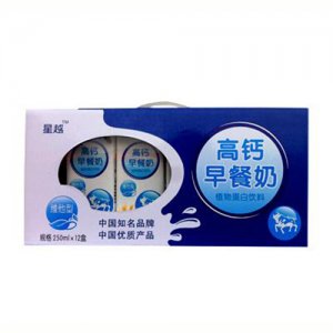 星越高鈣早餐奶禮盒1x12盒