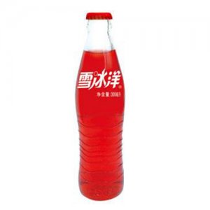 雪冰洋碳酸飲料草莓味300ml