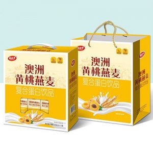 甄益多澳洲黃桃燕麥復合蛋白飲品手提