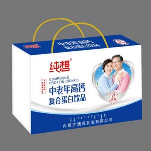 純想木盒中老年高鈣復合蛋白飲品
