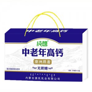 純想中老年高鈣無蔗糖植物蛋白飲料250mlx12盒手提裝