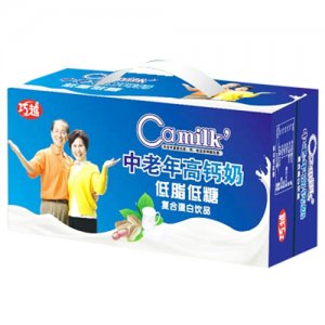 巧越中老年高鈣低脂低糖奶禮盒