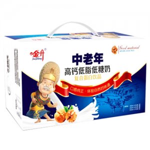 金升中老年高鈣低脂低糖奶復合蛋白飲品