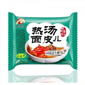今滿圓熱湯面皮兒袋裝酸辣牛肉味