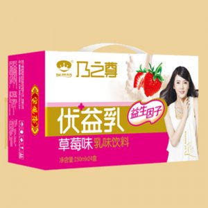 乃之尊優益乳草莓味飲品250mlX24
