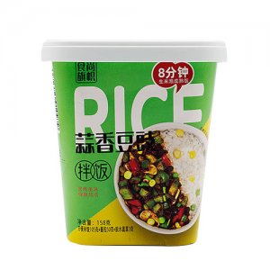 食尚旗幟蒜香豆豉拌飯158g