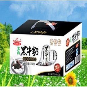樂源高鈣黑牛奶12盒箱裝