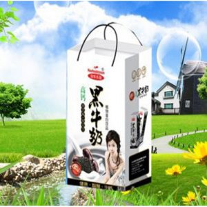 樂源高鈣黑牛奶20盒手提