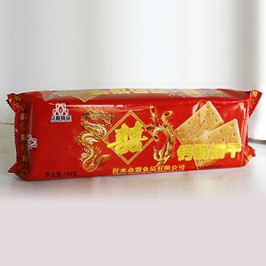 眾盟雙喜鈣奶餅干