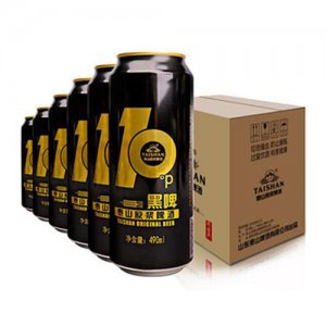 泰山黑啤啤酒520ml