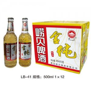 嶗貝金純啤酒