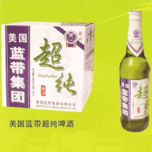 美國(guó)藍(lán)帶超純啤酒