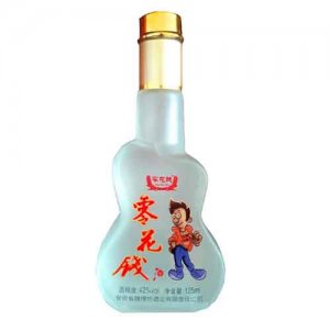 魏槽坊零花錢古井鎮(zhèn)橙衣服白酒42度125ml
