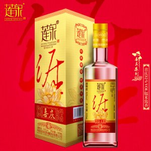 蓮泉喜慶52%VOL糯米醬香白酒