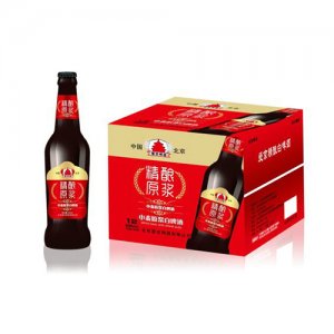 愛(ài)京小麥原漿白啤500mlX12瓶
