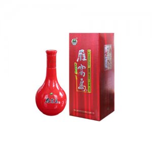 雁窩島水晶紅瓶白酒