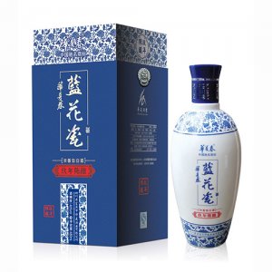 華夏春藍花瓷9年陳酒