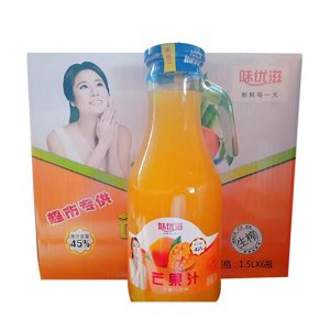味優滋生榨芒果汁汁飲料1.5Lx6瓶