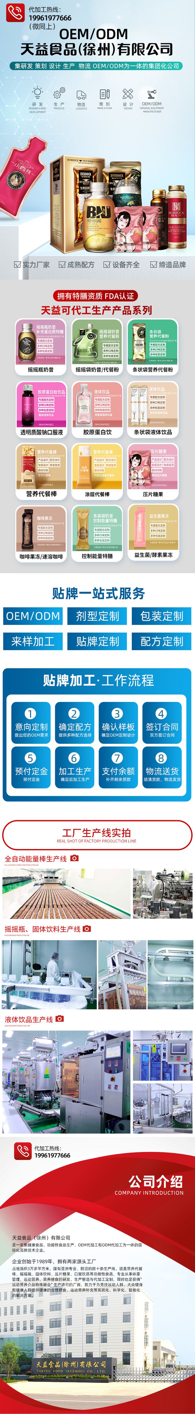 膠原蛋白肽/玻尿酸口服液OEM生產企業介紹