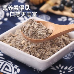黑芝麻核桃黑豆粉黑芝麻糊代餐粉袋裝500g代加工可OEM/ODM代工