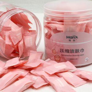 便攜式洗臉毛巾貼牌定制代加工