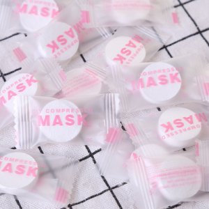 一次性扣無紡布壓縮面膜100粒貼牌OEM/ODM