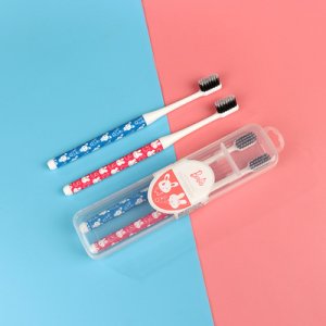 學生2支裝軟毛牙刷可OEM/ODM代工