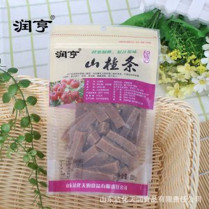 山東特產 原味山楂條220g 果干蜜餞 辦公休閑零食OEM/ODM定制代加工