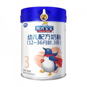 銀橋 陽光奶粉3段配方牛奶粉900g罐裝優(yōu)加三段1-3歲代加工貼牌OEM/ODM