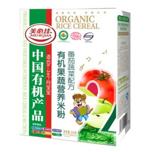 美必佳品牌225克有機(jī)米番茄蔬菜營(yíng)養(yǎng)米粉可OEM/ODM代工
