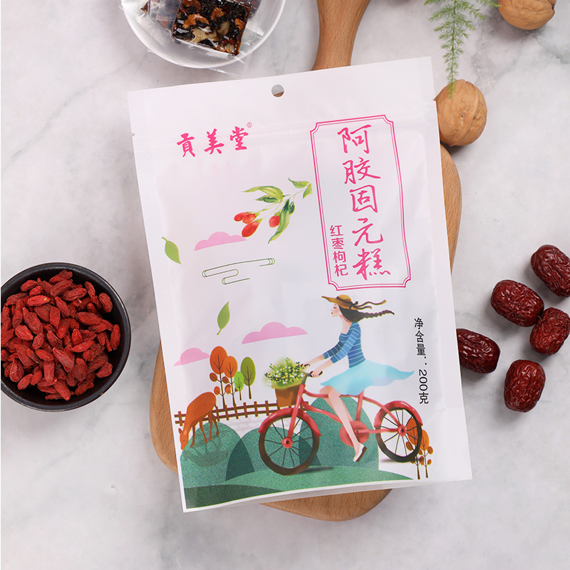 貢美堂紅棗枸杞阿膠糕代加工貼牌OEM/ODM