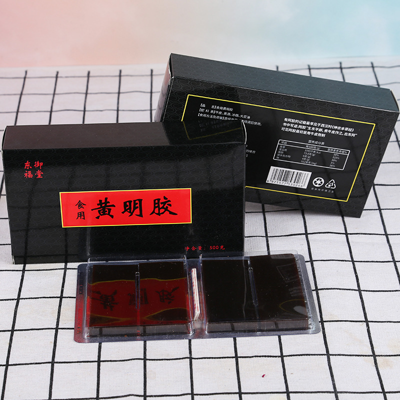 黃明膠500克/盒貼牌定制代加工