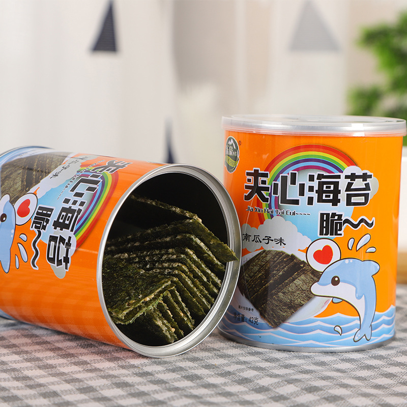 南瓜子味夾心海苔貼牌OEM/ODM