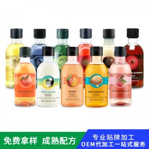 玫瑰精油花瓣沐浴露貼牌OEM/ODM