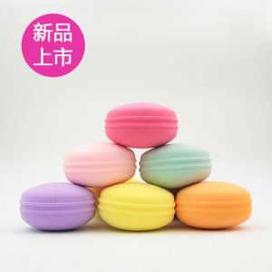 SBR乳膠馬卡龍粉撲OEM代加工