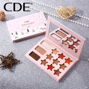 彩妝CDE美妙夜空星星12色眼影代加工貼牌OEM/ODM