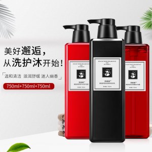 簡美雅洗發水沐浴露護發素套裝