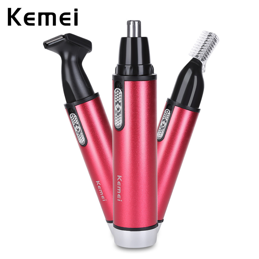 KM廠家直銷KM-6621 三合一干電池式 鼻毛器代加工貼牌OEM/ODM