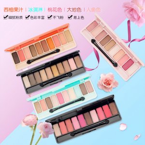 拉美拉10色眼影代加工貼牌OEM/ODM