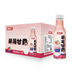 愛慕巴草莓甘露草莓味風味飲料500mlX15瓶OEM代加工