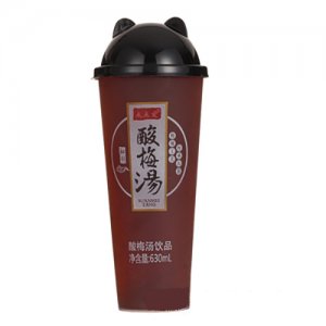 點點愛酸梅湯飲品杯裝果汁630mlOEM代加工