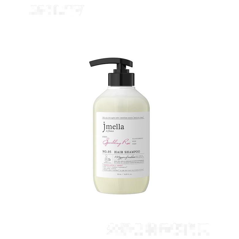 JMELLA香檳玫瑰洗發水 500ml溫和清潔頭皮